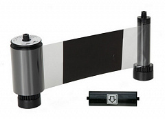 Черная лента с оверлеем (KO) на 3000 оттисков с чистящим роликом; для принтера Advent SOLID 700 в Набережных Челнах