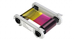Полноцветная лента (YMCKO) на 500 оттисков с чистящим роликом; для принтера Advent SOLID 700 в Набережных Челнах