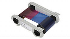Полноцветная лента YMCKK на 500 оттисков с двумя панелями черного для двусторонней печати в Набережных Челнах